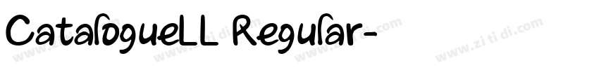 CatalogueLL Regular字体转换